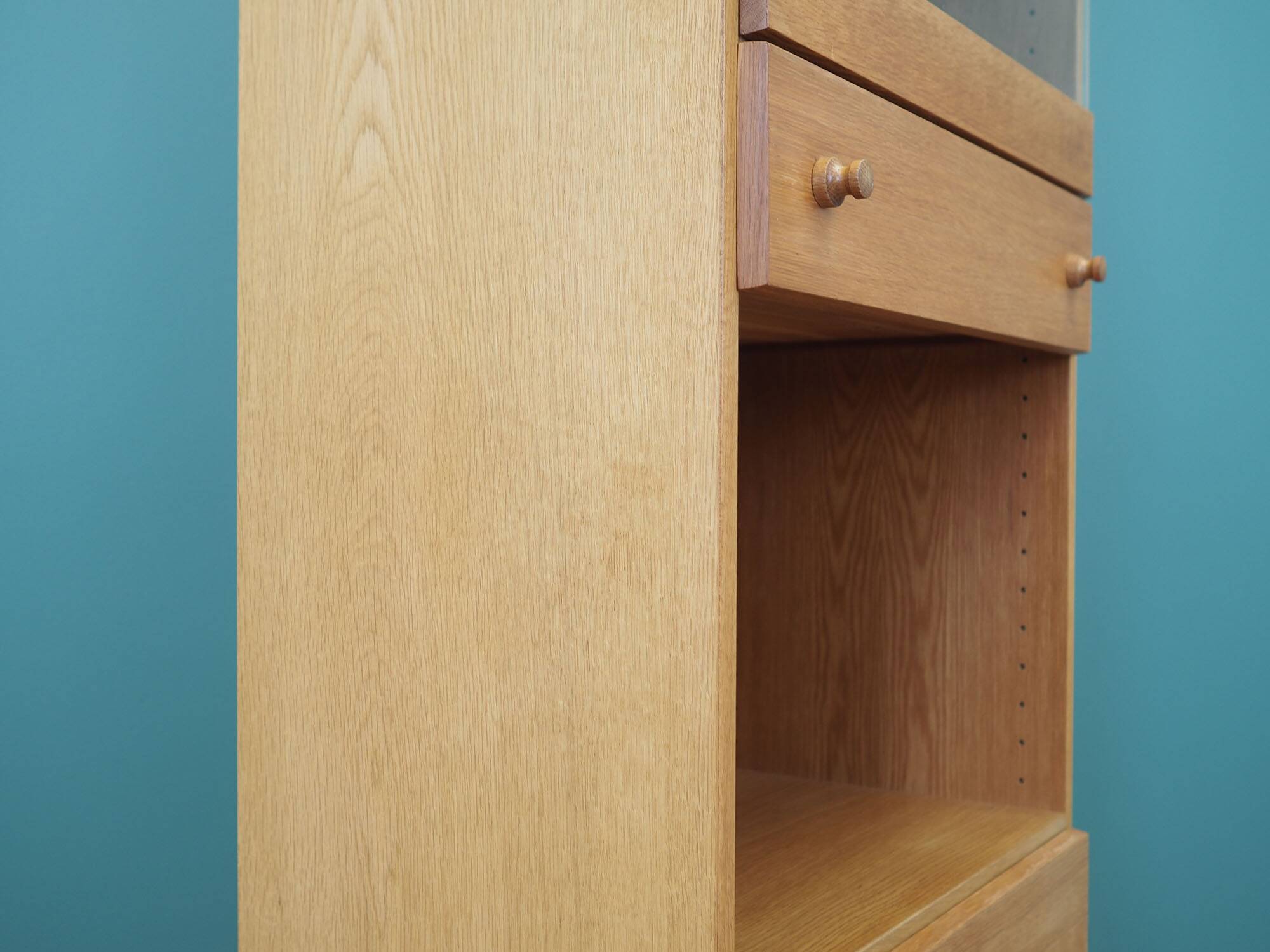 Ash bookcase, Danish design, 1970s, manufacturer: Skovby