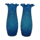Pair of blue vases