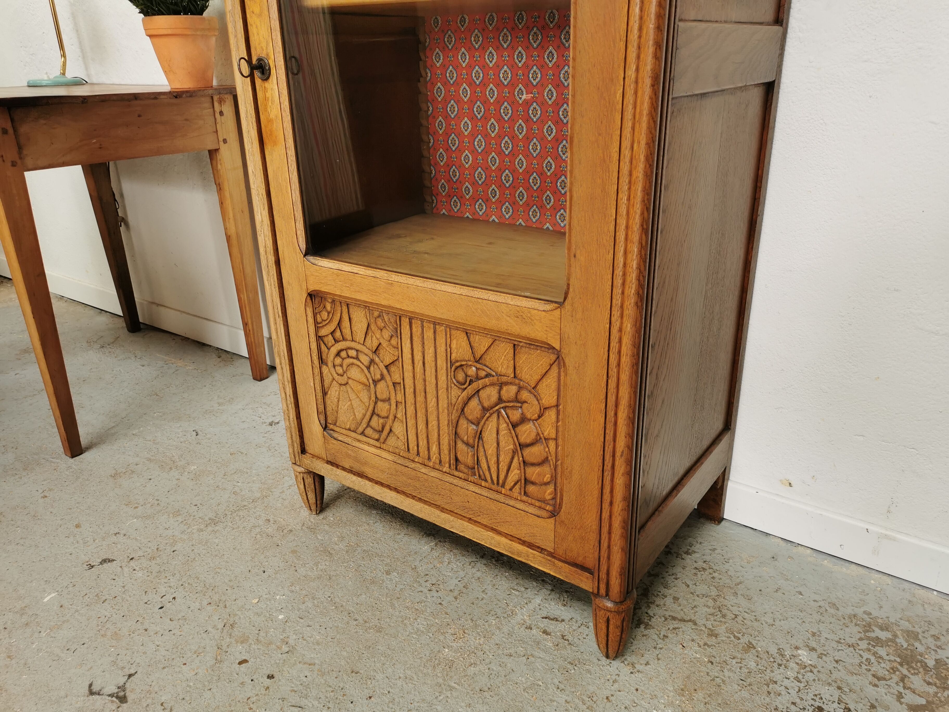 Parisian wardrobe Art Deco vintage showcase