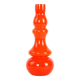 Orange glass vase, Danish design, 1960s, made in Denmark