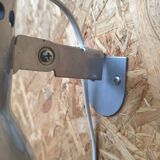 Vintage brushed aluminum wall light