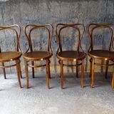 Kohn bistro chair No. 55 circa 1910, not Thonet.