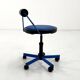 Chaise de bureau ajustable bleu de Bieffeplast, 1980