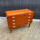 Teak chest of drawers