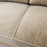 70s two seater sofa in beech