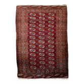 Tapis vintage ouzbek Boukhara fait main 128 cm x 183 cm années 1920