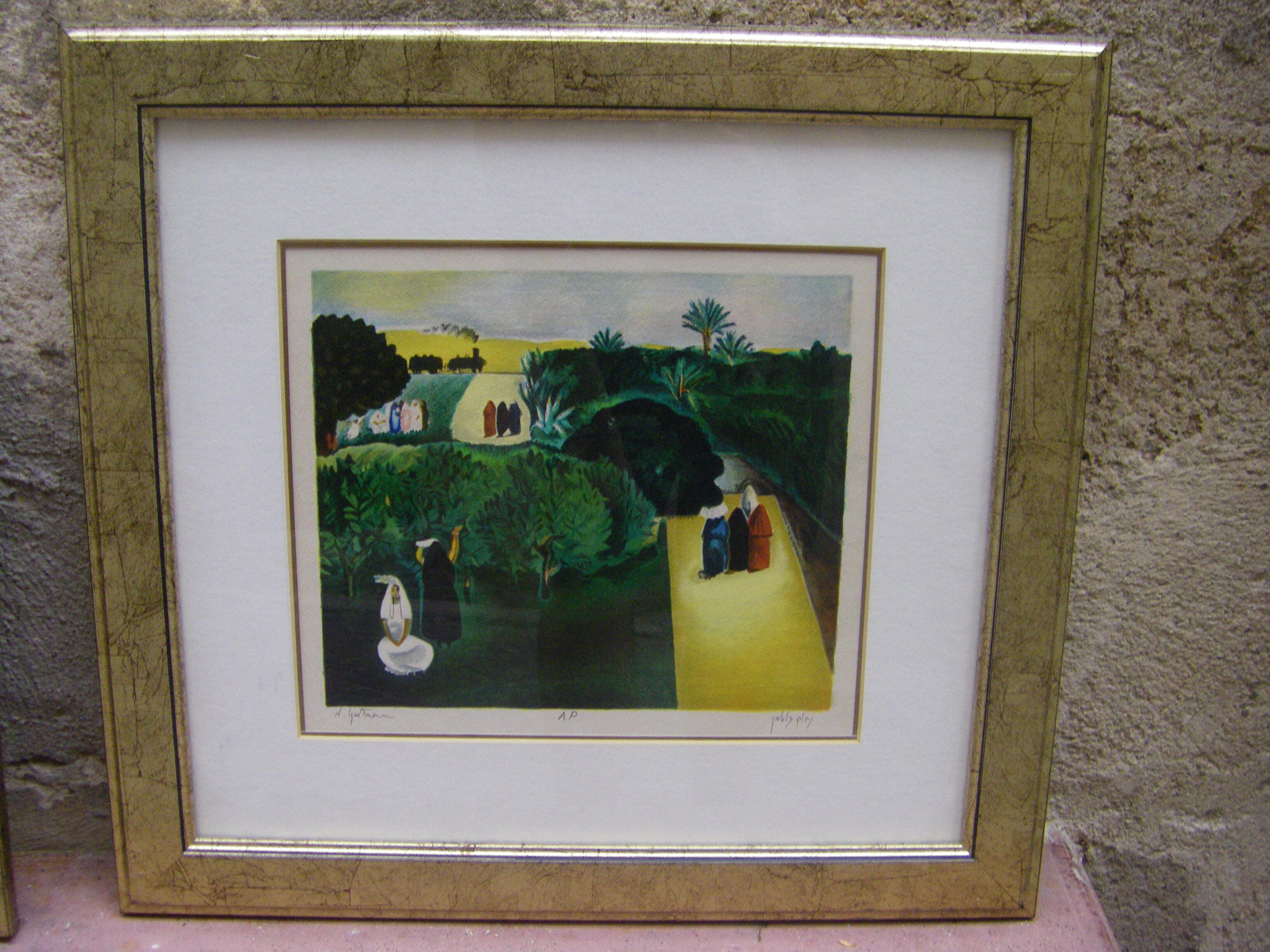 Pair of lithographs by Nahum Gutman