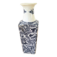 Vase japonisant aux oiseaux bleus - Asahi Sato Gordon