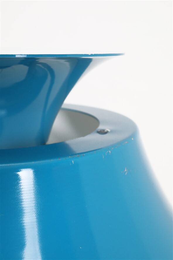 Blue Fog & Mørup / Erik Balslev pendant lamp / Mid-century Danish modern design / 1970s