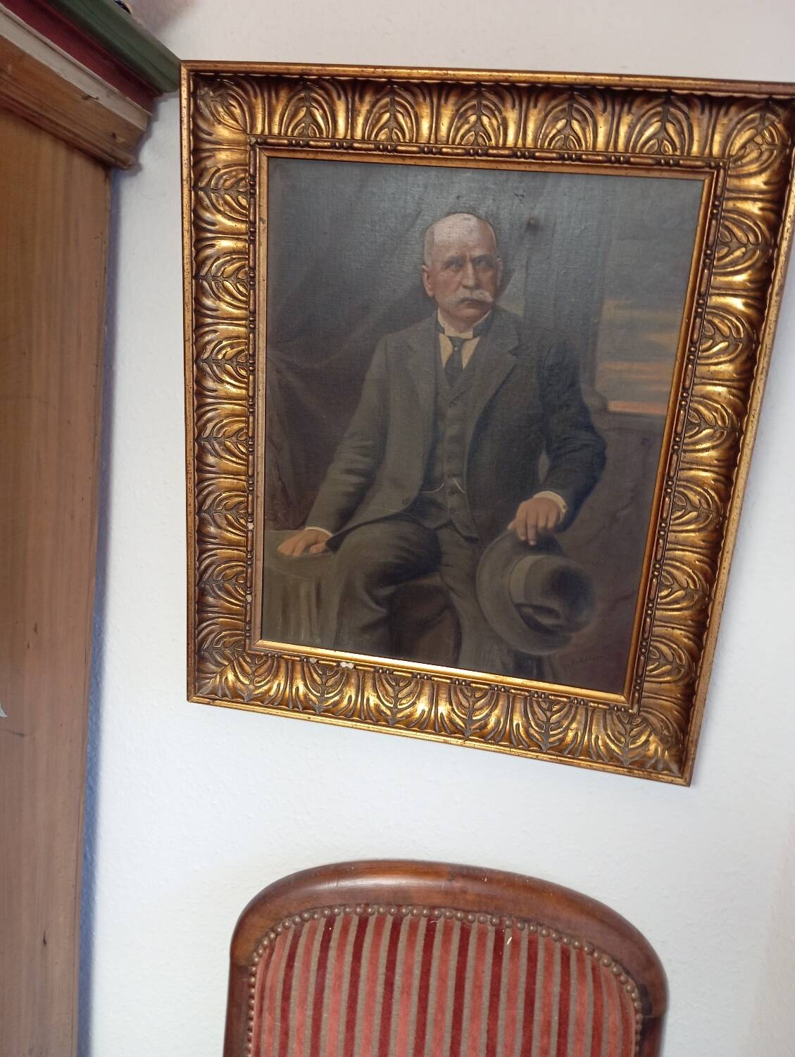 Portrait of a bourgeois, dated and signed.