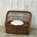 Vintage wicker chest/bench