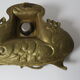 Brass inkwell