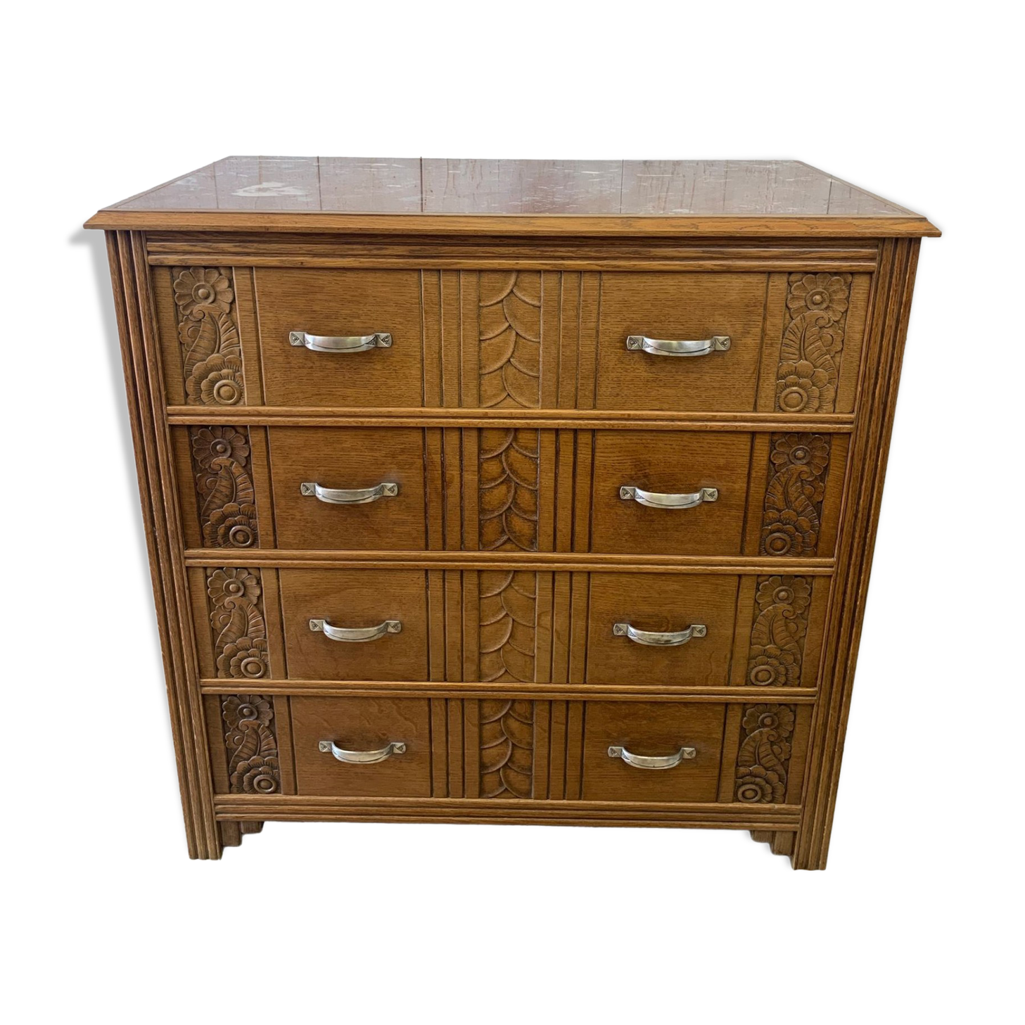 30s chest of drawers with marble top