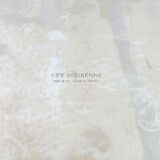 6 ice cream cups and a Guy Degrenne tray