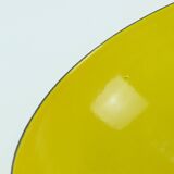 Vintage danish krenit bowl herbert krenchel yellow enamel torben orskov 50s
