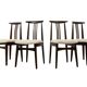 Vintage Dining Chairs Designed By M. Zieliński, 1960's, Set Of 4