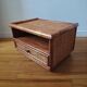 Rattan bedside table from the 1970s-80s.