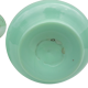 Pair of green opaline vases