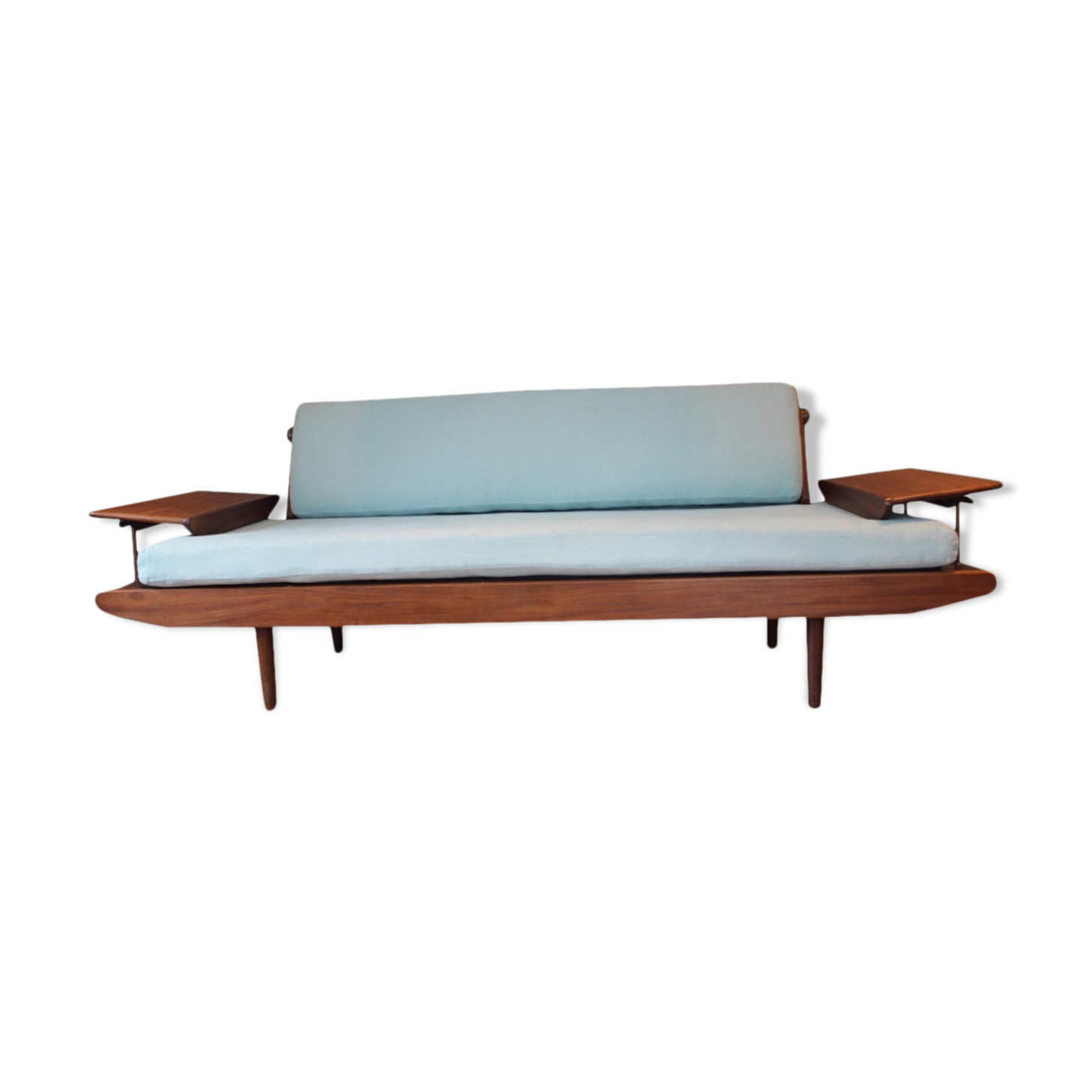 Daybed teak and copper, scandinavian style by Toothill
