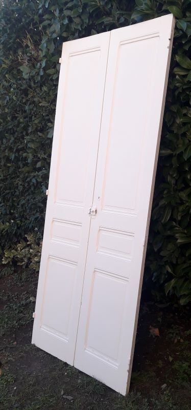 Pair of doors 218,5x92,5cm old closet