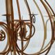 Wrought-iron candle chandelier