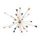 Lustre sputnik multicolore