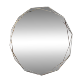Bevelled dodecagonal mirror ⌀ 60 cm