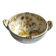 Vintage bowl signed Keraluc Quimper in yellow and green.