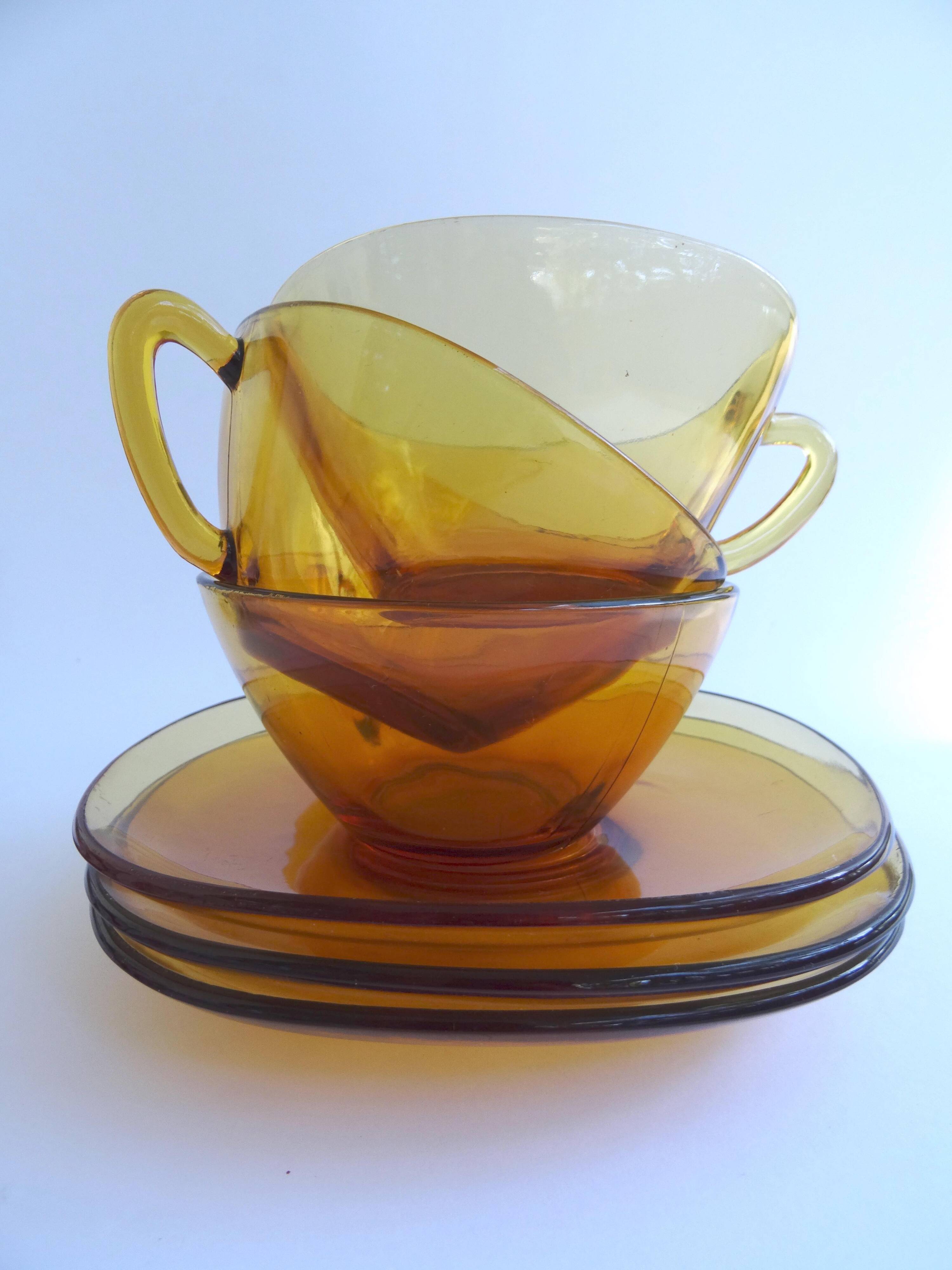 Vereco coffee cups with saucers