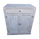 Parisian buffet 2 doors 1 painted oak drawer