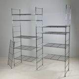 Étagère modulable en métal par niels gammelgaard, 1980s