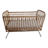 Handmade Saudaura rattan children's bed – Zara Home mattress included.