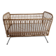 Handmade Saudaura rattan children's bed – Zara Home mattress included.