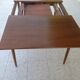Table extendable scandinavian design teak growing butterfly