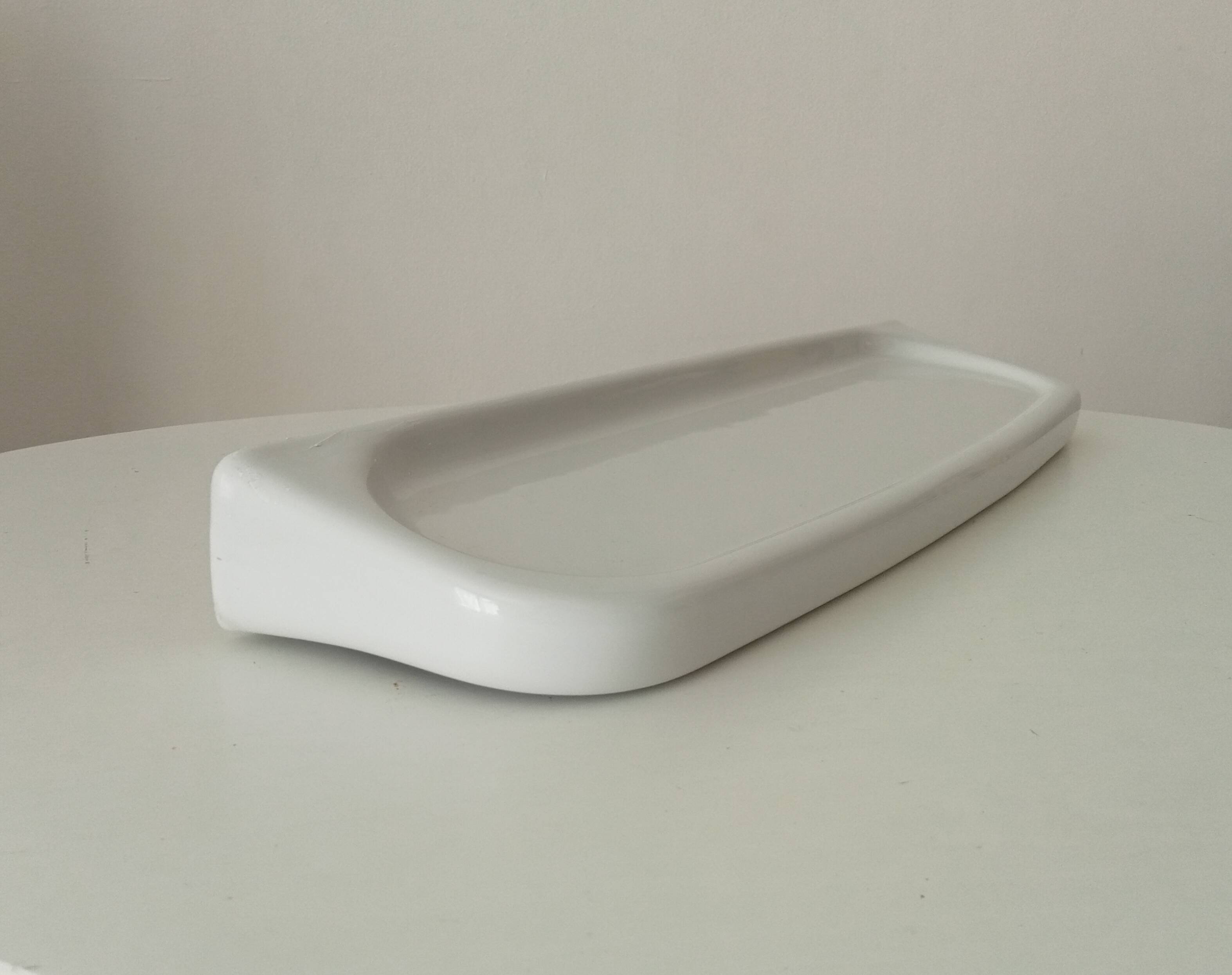 Vintage porcelain wall shelf