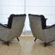 1/2 Tres beaux fauteuils originaux des années 50 ailes de chauve souris