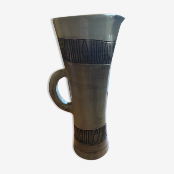 Ceramic pitcher Jacques Pouchain