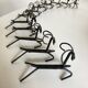 Set of 12 raw iron knife rests 1970