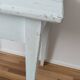 Farm table, kitchen table, rustic blue patina desk, 1950s