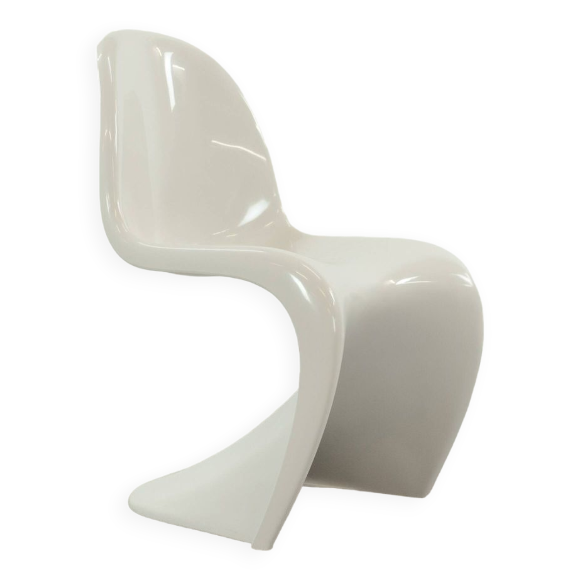 Chaise Panton de Verner Panton pour Herman Miller / Fehlbaum, en blanc ...
