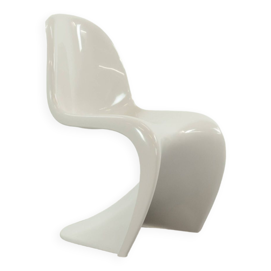 Chaise Panton de Verner Panton pour Herman Miller / Fehlbaum, en blanc ...