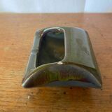 Cendrier ancien Marisa en céramique verte, Italie