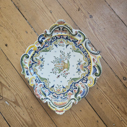 Desvres earthenware plate - Model 1709