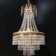 Lustre montgolfière à pampilles