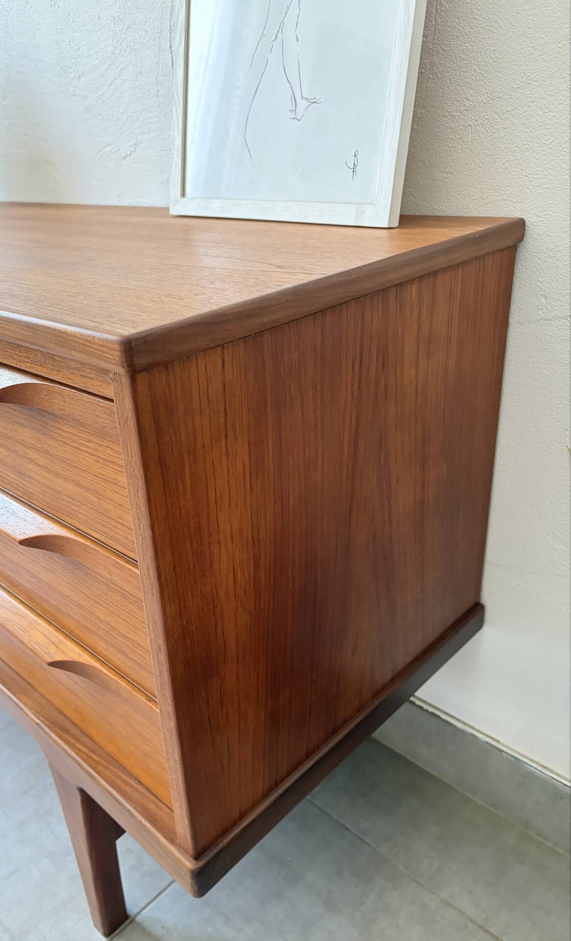 Vintage Scandinavian teak sideboard