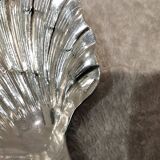 Silver-plated strawberry serving spoon, goldsmith Ercuis, laurels LXVI