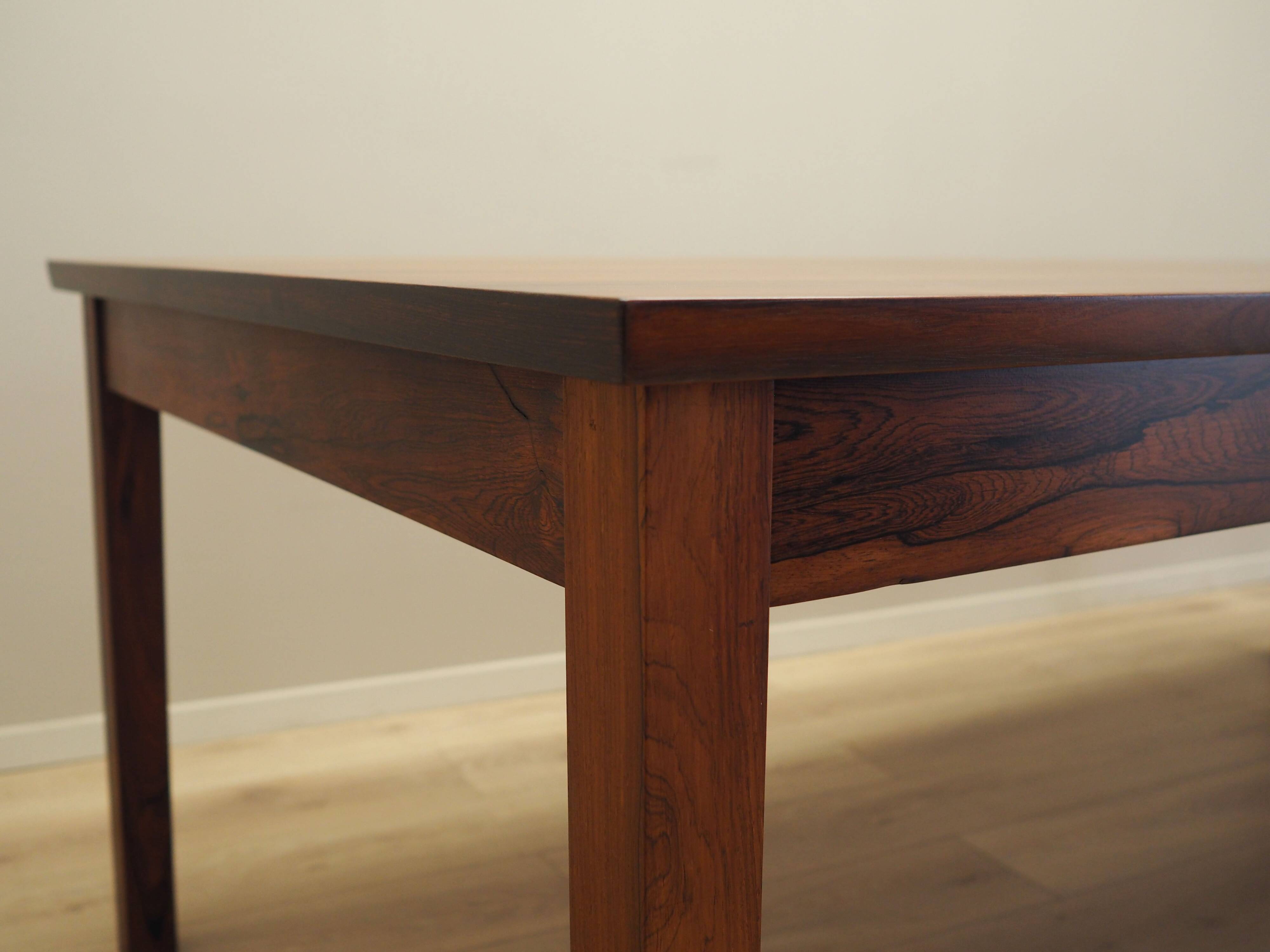Rosewood table, Danish design, 1970s, production: Denmark