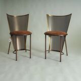 Set of 2 Sevilla EXPO '92 chairs by Frans Van Praet for Belgochrom (#35 & #36 /100)
