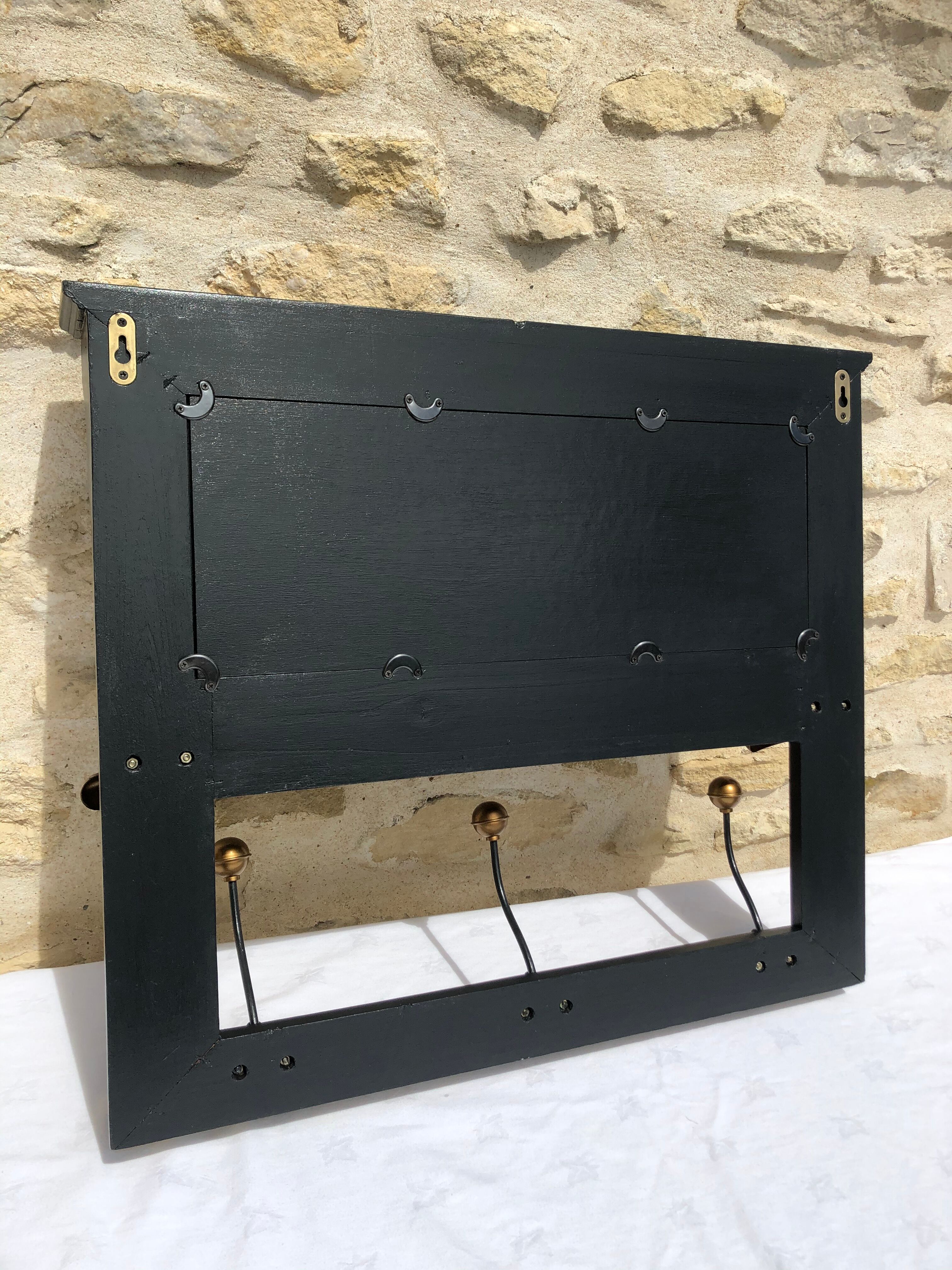 Vintage coat rack with mirror