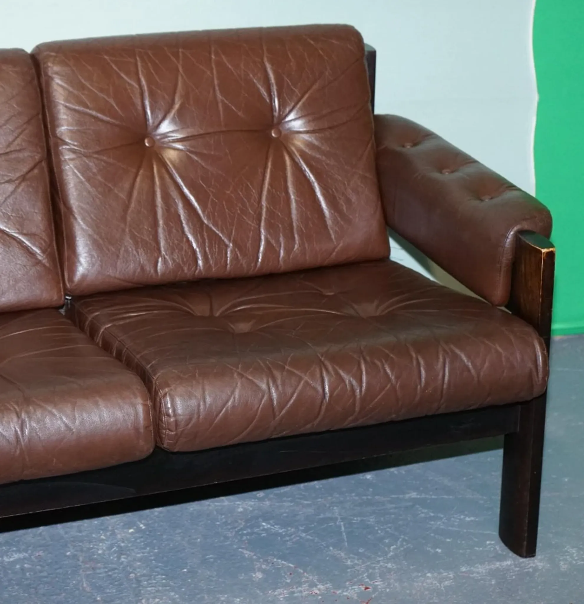 Three-Seater Vintage Scandinavian Sofa by Ekornes Stressless